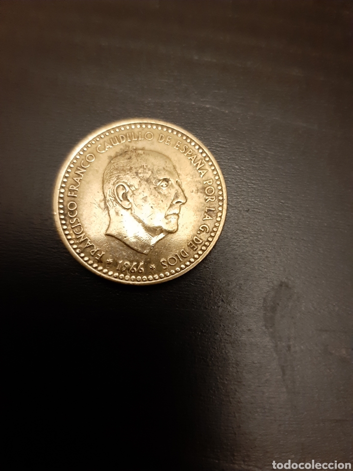 Monedas Franco: Moneda 1 peseta 1966 *1970 - Foto 2