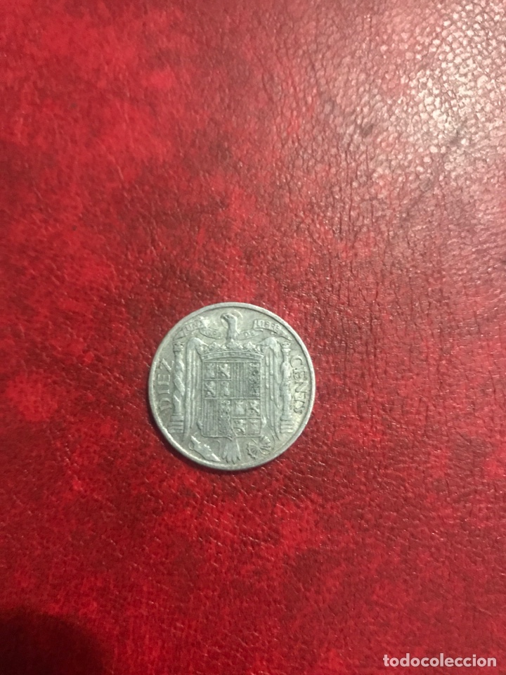 Monedas Franco: MONEDA DE ESPA&Ntilde;A DE 1953 DE 10 C&Eacute;NTIMOS - Foto 2