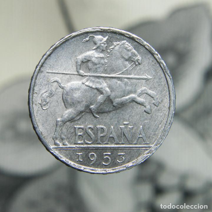 Monedas Franco: 10 c&eacute;ntimos del Estado Espa&ntilde;ol,de 1953. - Foto 1