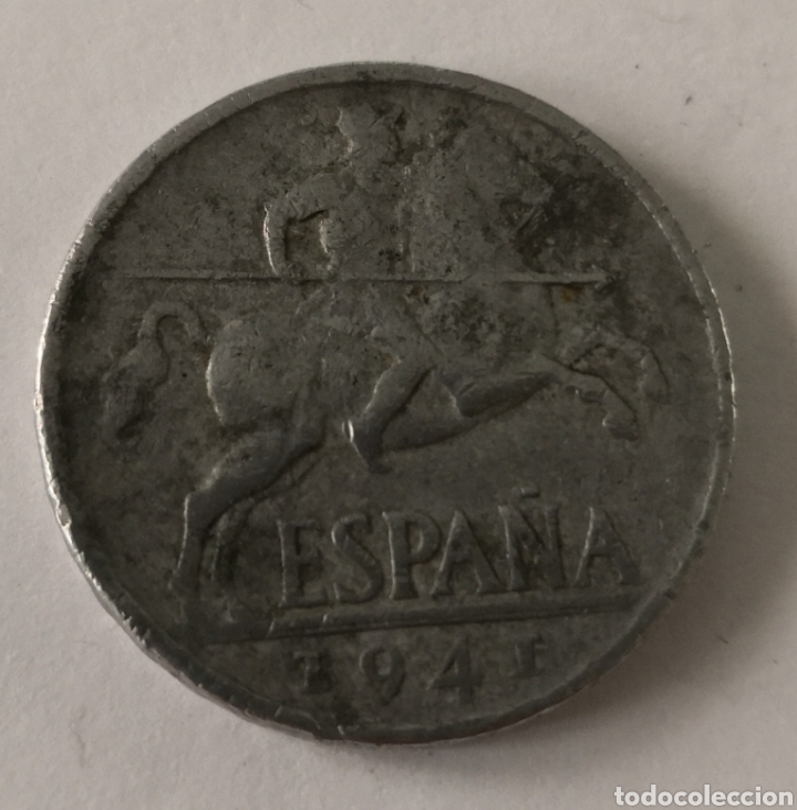 Monedas Franco: 10 c&eacute;ntimos 1941 moneda - Foto 1