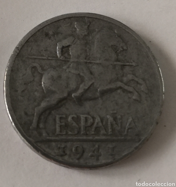 Monedas Franco: 10 c&eacute;ntimos 1941 moneda - Foto 1