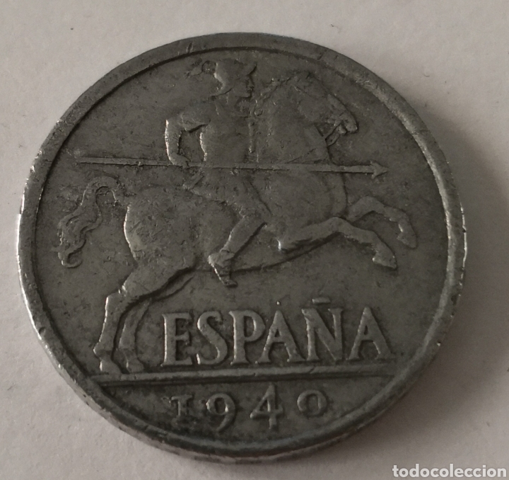 Monedas Franco: 10 c&eacute;ntimos 1940 moneda - Foto 1