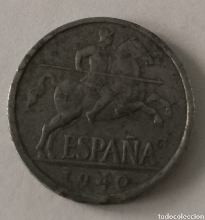 Monedas Franco: 5 c&eacute;ntimos 1940 moneda - Foto 1