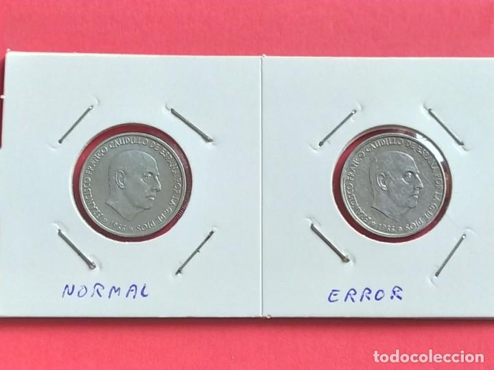 Monedas Franco: ## ERROR - 50 Cent 1966+68 reverso girado 125&ordm; ## - Foto 2