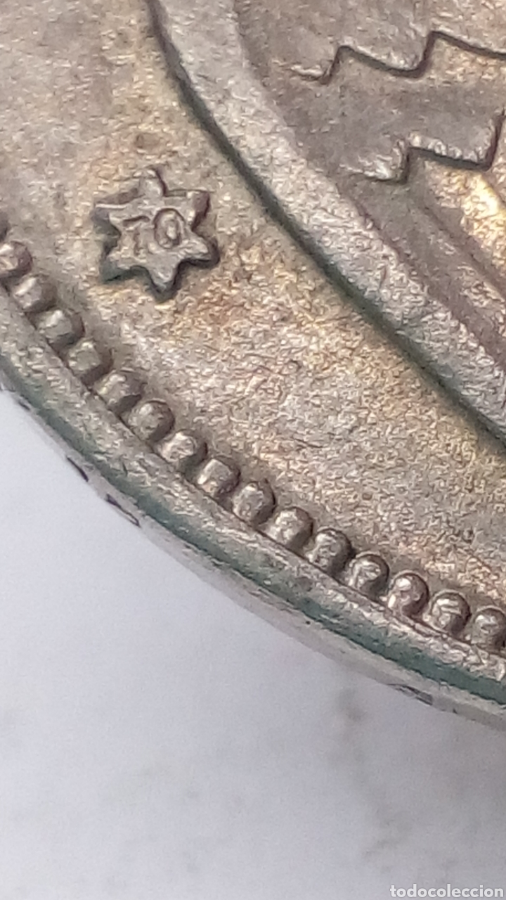 Monedas Franco: Moneda de 25pesetas a&ntilde;o 1957 E70 - Foto 2