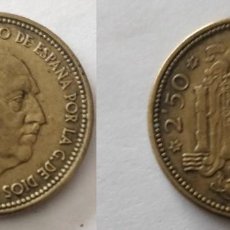 Monedas Franco: MONEDA DE 2,50 PESETAS DE FRANCO, 1953. Lote 195879141