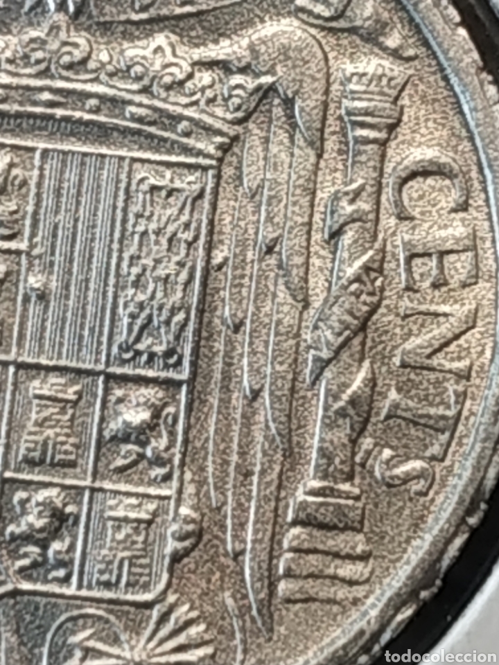 Monedas Franco: 10 CENTIMOS de PESETA 1945 SIN CIRCULAR - Foto 4