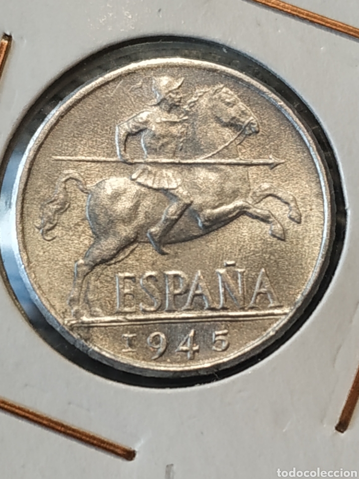 Monedas Franco: 10 CENTIMOS de PESETA 1945 SIN CIRCULAR - Foto 1