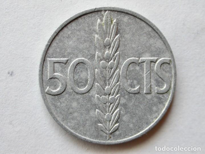 Monedas Franco: MONEDA 50 C&Eacute;NTIMOS DE 1966 ESTRELLA 71 (16) - Foto 2