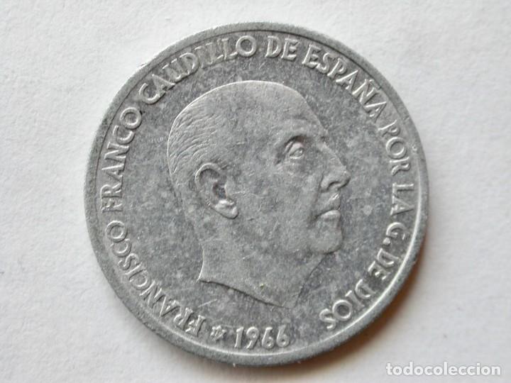 Monedas Franco: MONEDA 50 C&Eacute;NTIMOS DE 1966 ESTRELLA ? (20) - Foto 1
