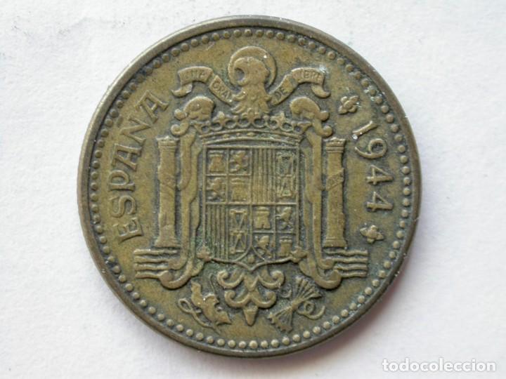 Monedas Franco: MONEDA DE 1 PESETA DE 1944 (44) - Foto 2
