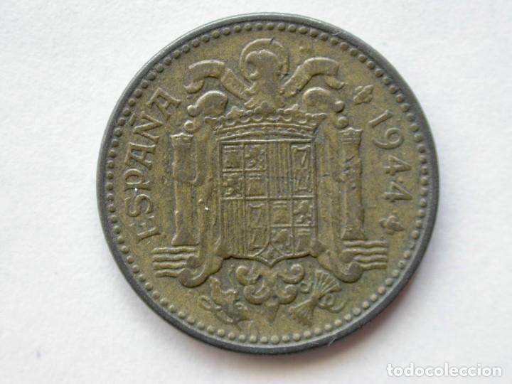 Monedas Franco: MONEDA DE 1 PESETA DE 1944 (46) - Foto 2