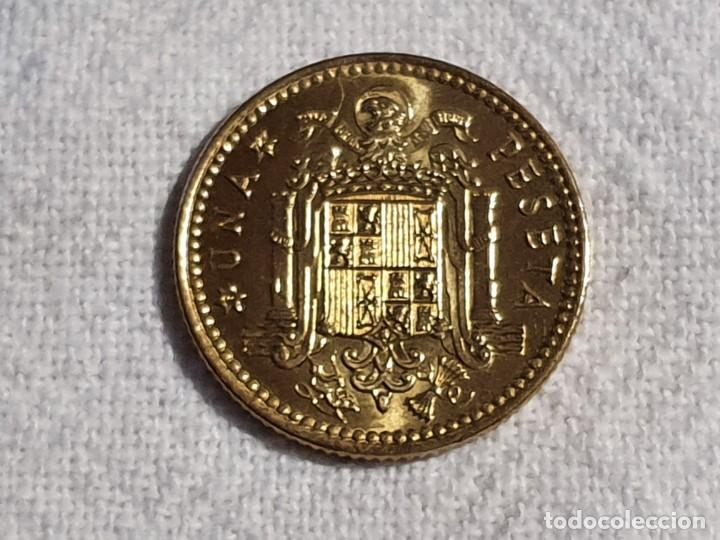 Monedas Franco: 1 peseta 1966 *68 - SC/BU - Foto 2