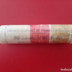 Monedas Franco: CARTUCHO 50 MONEDAS 1 PESETA 1966 *74. Lote 200038857