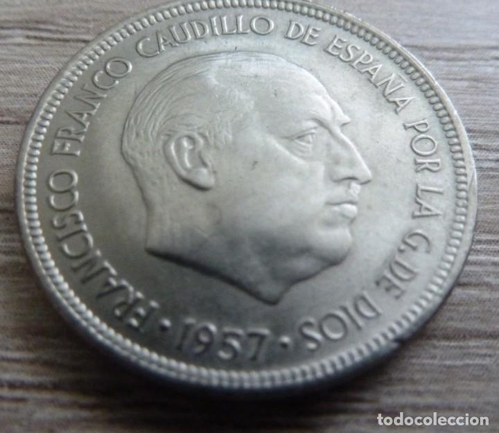 Monedas Franco: 1 MONEDA ESPA&Ntilde;A 5 pesetas 1957 - Foto 1