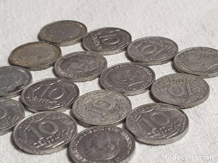 Monedas Franco: 15 monedas de 10 c&eacute;ntimos 1959 - MBC - Foto 1