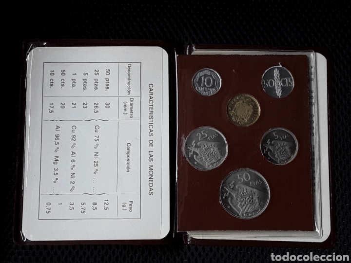 Monedas Franco: CARTERA PRUEBA NUMISM&Aacute;TICA FNMT 1975. PROOF - Foto 2