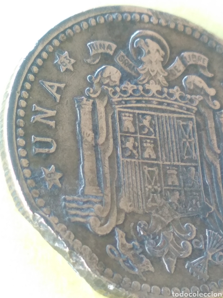 Monedas Franco: Peseta 1963*63 ERROR, Segmentada - Foto 6