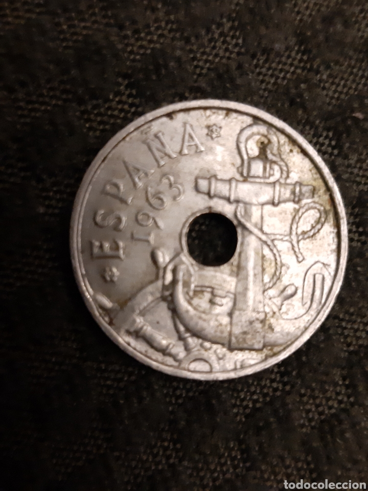 Monedas Franco: MONEDA 50 C&Eacute;NTIMOS 1963*65 ESPA&Ntilde;A - Foto 2