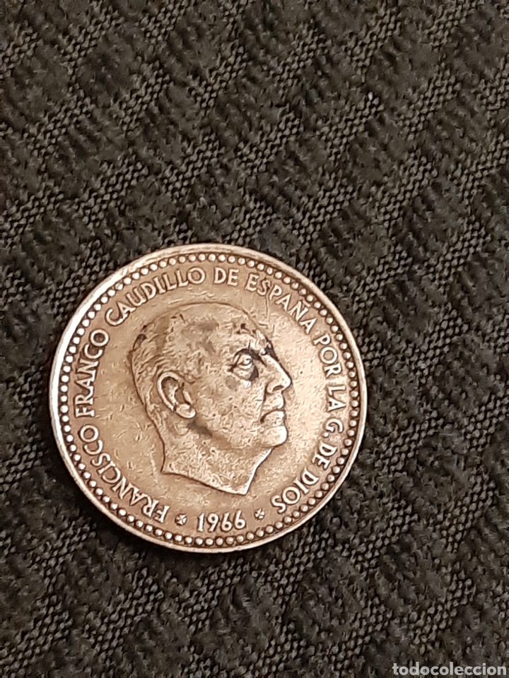 Monedas Franco: 1 MONEDA PESETA 1966*75 ESPA&Ntilde;A - Foto 2