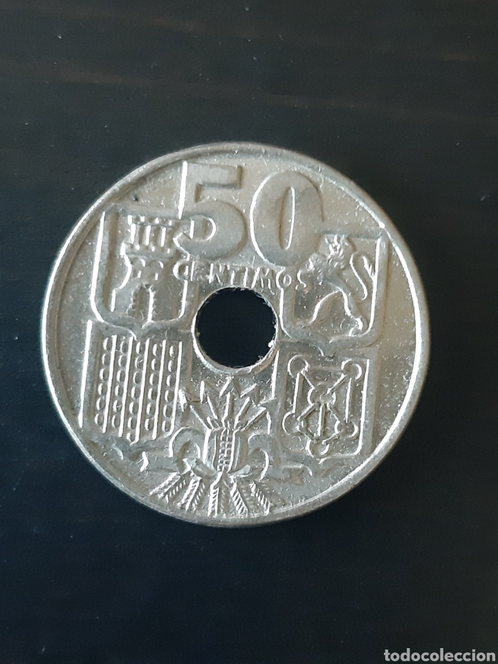Monedas Franco: MONEDA 50 C&Eacute;NTIMOS ESPA&Ntilde;A 1963 - Foto 1