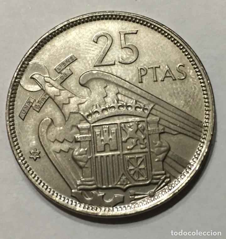 Franco Coins: 25 PESETAS 1957 *72