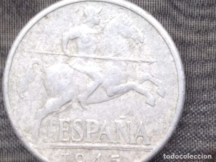 Monedas Franco: 10 centimos 1945. MBC PLUS ULTRA - Foto 2