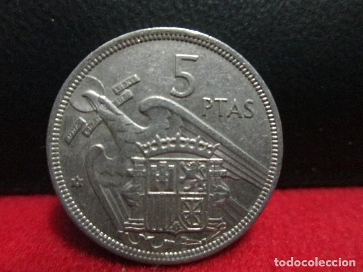 Monnaies Franco: 5 pesetas 1957 estrella 75