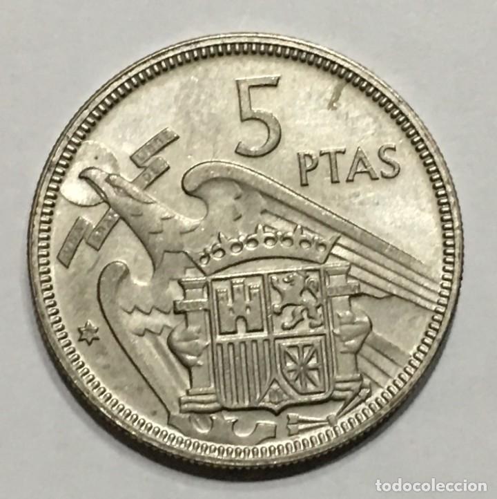 Monnaies Franco: 5 pesetas 1957 *75 SC