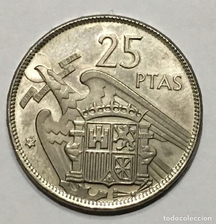 M&uuml;nzen unter Franco: 25 pesetas 1957 *75 SC