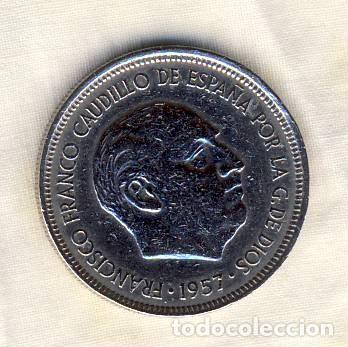 M&uuml;nzen unter Franco: 5 PESETAS FRANCO.- 1957*72.- BC.- (1)