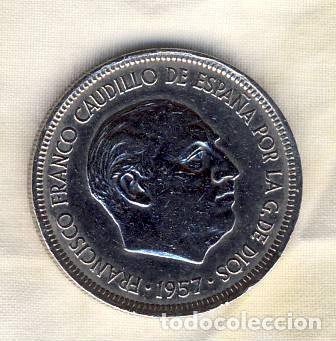 M&uuml;nzen unter Franco: 5 PESETAS FRANCO.- 1957*72.- BC.- (2)