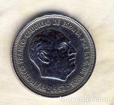 M&uuml;nzen unter Franco: 5 PESETAS FRANCO.- 1957*72.- BC.- (3)