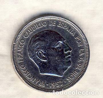 M&uuml;nzen unter Franco: 5 PESETAS FRANCO.- 1957*72.- BC.- (11)