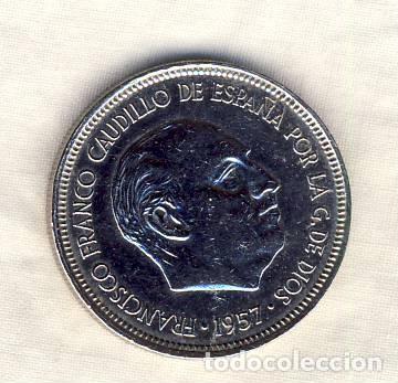 M&uuml;nzen unter Franco: 5 PESETAS FRANCO.- 1957*72.- BC.- (13)