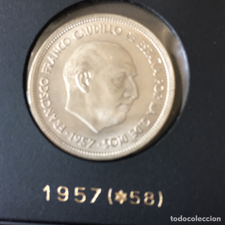 Moedas Franco: 25 pesetas 1957 (58) SC