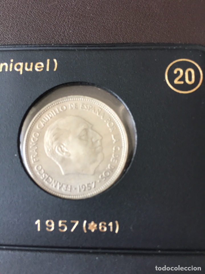 Moedas Franco: 25 pesetas 1957(61) SC