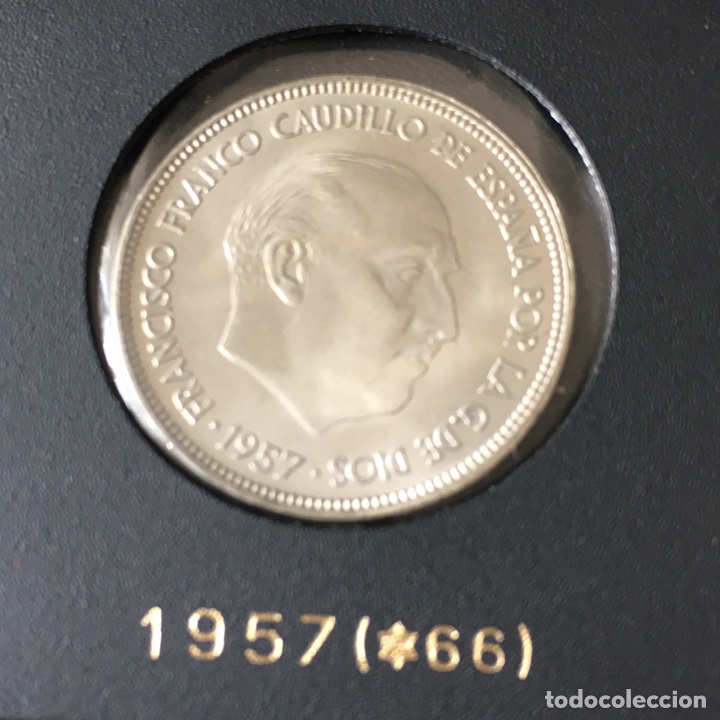 Moedas Franco: 25 pesetas 1957 (66) SC