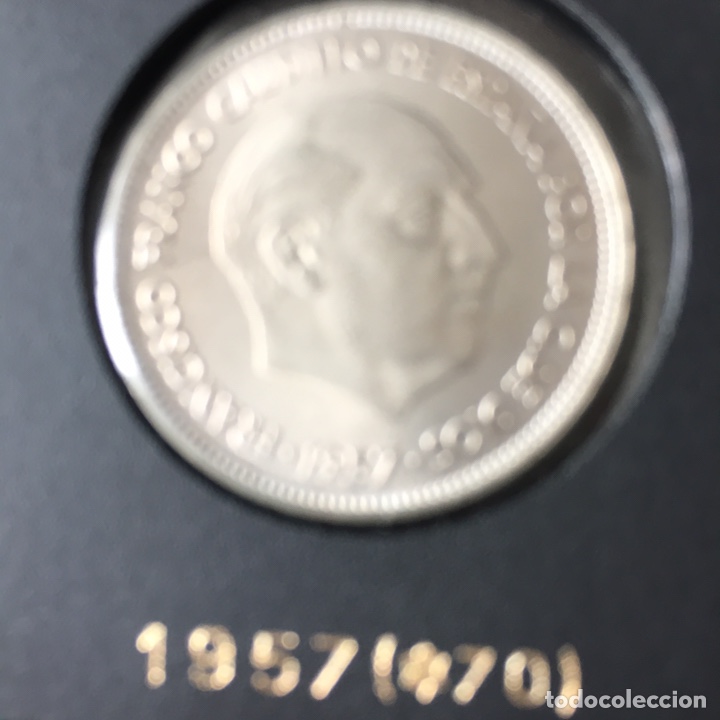 Moedas Franco: 25 peseta 1957 (70)