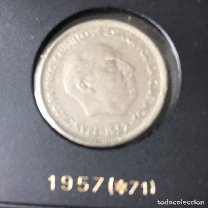 Moedas Franco: 25 pesetas 1957(71) EBC