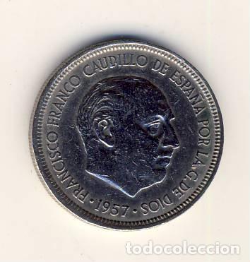 Moedas Franco: 5 PESETAS DE FRANCO.- 1957*73.- (4)