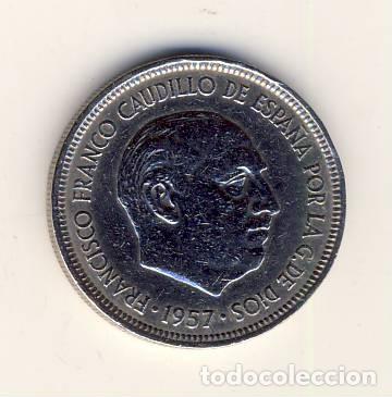 Moedas Franco: 5 PESETAS DE FRANCO.- 1957*73.- (5)