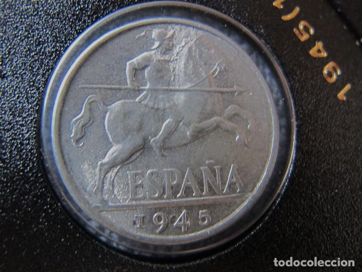 Monedas Franco: Moneda 10 c&eacute;ntimos de 1945 Estado Espa&ntilde;ol - Foto 1