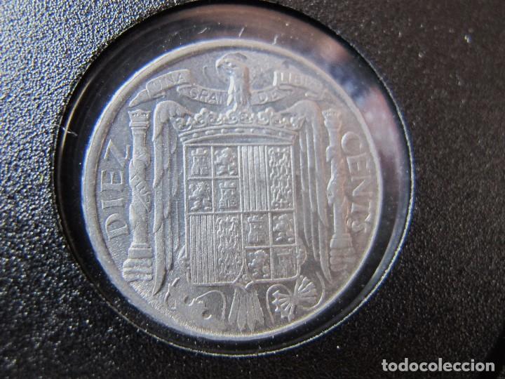 Monedas Franco: Moneda 10 c&eacute;ntimos de 1945 Estado Espa&ntilde;ol - Foto 2
