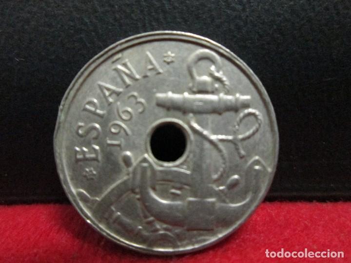 Monedas Franco: 50 centimos 1963 estrellas 19 65 - Foto 1