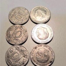 Monedas Franco: LOTE MONEDAS 10 CTMS DE FRANCO. Lote 205691667