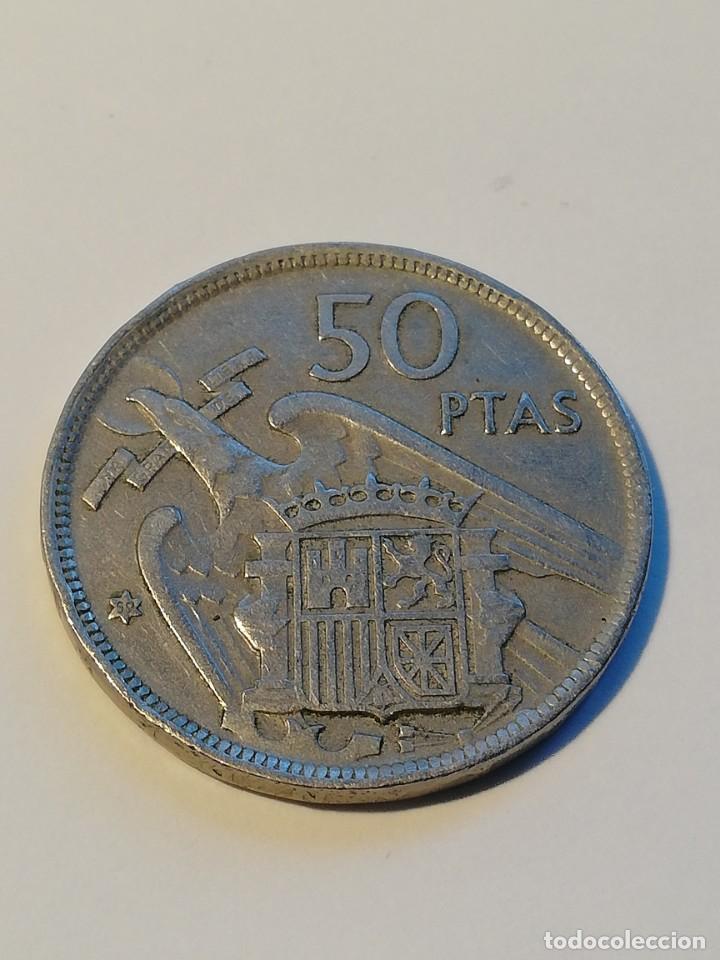 Franco Coins: 50 pesetas de 1957