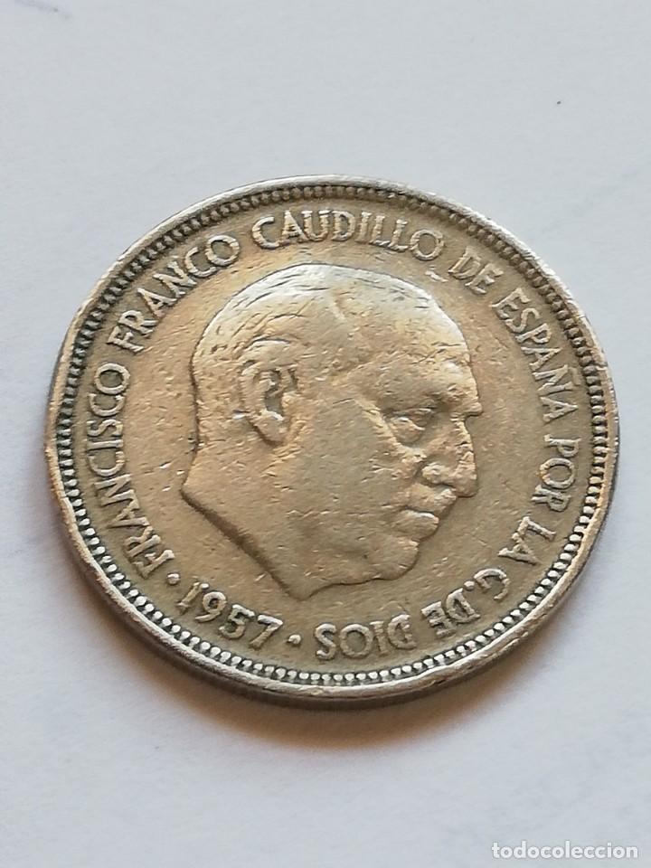 Monedas Franco: 5 pesetas de 1957