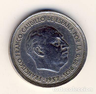 Monedas Franco: 25 PESETAS.- FRANCO.- 1957*58.- (1)