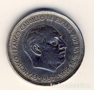 Monedas Franco: 25 PESETAS.- FRANCO.- 1957*58.- (2)